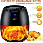 Uten 6.9QT Air Fryer with Digital Touchscreen