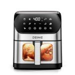 DEIME 6.5 QT Oilless Air Fryer with Touch Presets