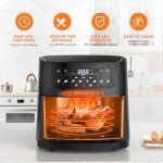 CROWNFUL 7 Quart Oilless Air Fryer with Touch Screen