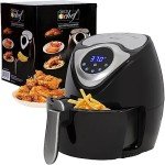 Deco Chef 3.7 QT Digital Air Fryer with Programs