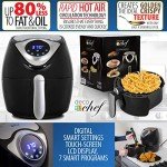 Deco Chef 3.7 QT Digital Air Fryer with Programs