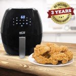 Delm 8-in-1 Air Fryer with Recipe Book