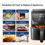 COMFEE' 5.8Qt Air Fryer with Touchscreen Controls