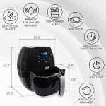 Delm 8-in-1 Air Fryer with Recipe Book