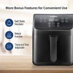 COMFEE' 5.8Qt Air Fryer with Touchscreen Controls