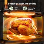 8Qt Family Size Air Fryer with Digital Touchscreen