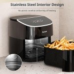 8Qt Family Size Air Fryer with Digital Touchscreen