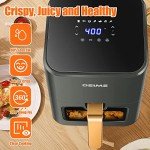 DEIME 4.2 QT Digital Air Fryer with 7 Presets