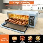Fabuletta 10-in-1 Toaster Oven Air Fryer Combo