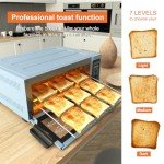 Fabuletta 10-in-1 Toaster Oven Air Fryer Combo