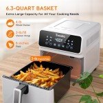6.3-Quart Smart Air Fryer with Touch Screen