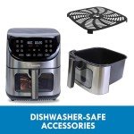 Kenmore 8 Qt Digital Air Fryer with Presets