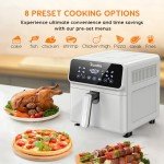 6.3-Quart Smart Air Fryer with Touch Screen
