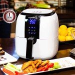 OVENTE 3.2 Quart Compact Air Fryer – White