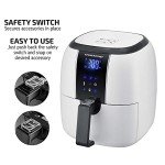 OVENTE 3.2 Quart Compact Air Fryer – White