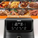 DEIME 7.2 QT Air Fryer with Touchscreen
