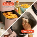 Bella 4Qt Slim Air Fryer with Ceramic Coating