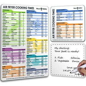Air Fryer Cheat Sheet Set with Recipe Cards