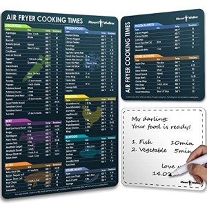 Air Fryer Cheat Sheet Set with Recipe Cards
