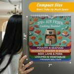 Air Fryer Cooking Guide Magnet for 270+ Foods