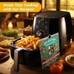 Air Fryer Cooking Guide Magnet for 270+ Foods