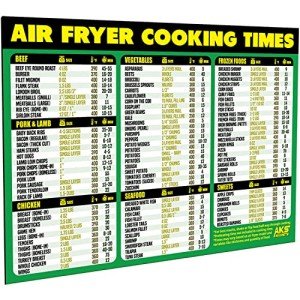 Extra Large Air Fryer Cooking Times Magnet