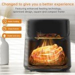 Large 11-in-1 5.8 QT Air Fryer with Recipes