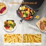 Large 11-in-1 5.8 QT Air Fryer with Recipes