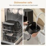 Large 11-in-1 5.8 QT Air Fryer with Recipes