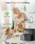 Nuwave Brio Plus 8 Qt Air Fryer, PFAS-FREE