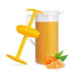 JBK Mixing Pitcher with Lid and Plunger