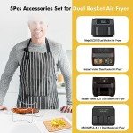 Dual Basket Air Fryer Accessory Set for Ninja