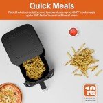 4.5QT Air Fryer Oven with 1-Touch Display