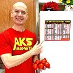 Easy Read Air Fryer Cooking Times Magnet