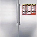 Easy Read Air Fryer Cooking Times Magnet