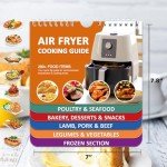 Air Fryer Cheat Sheet Magnet Cooking Guide Set
