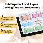 Air Fryer Cheat Sheet Magnet for 66 Cooking Times