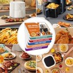 Air Fryer Cheat Sheet Magnet Cooking Guide Set