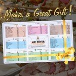 Air Fryer Cheat Sheet Magnet for 66 Cooking Times