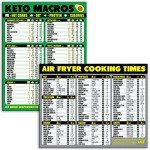 Keto Air Fryer Magnetic Cheat Sheet Bundle