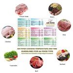 Air Fryer Cooking Times Chart Magnet Guide