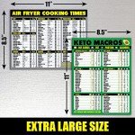 Keto Air Fryer Magnetic Cheat Sheet Bundle