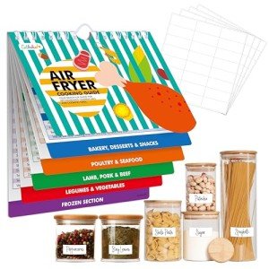 Air Fryer Cheat Sheet & Cooking Guide Booklet