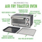 GreenLife Stainless Steel Air Fryer Toaster Oven