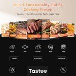 Tastee 8-in-1 Compact 5.5QT Digital Air Fryer