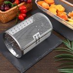 DEARMAMY Rotating Air Fryer Oven Basket