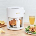 Aroma Glass Air Fryer with 360Crispy™ Technology