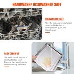 Large Stainless Steel Air Fryer Baskets - 2 Pack