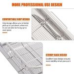 Large Stainless Steel Air Fryer Baskets - 2 Pack