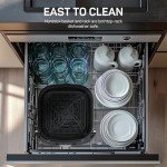 6-Quart Air Fryer with Viewing Window & 12 Functions